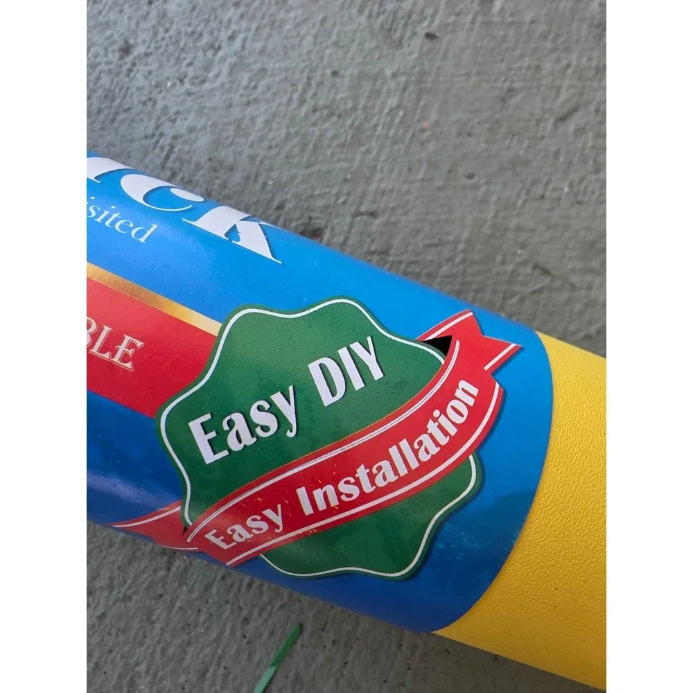 FunStick Yellow Self Adhesive Wallpaper Peel and Stick Removable Vinyl Roll D1‎